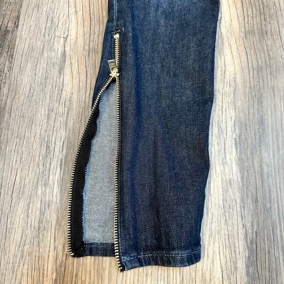 Black Orchid Women's Skinny Jeans Size 26‎ Blue Zipper Accents Stretch Denim - Picture 5 of 10